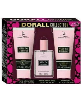 Dorall Collection Ville De L’Amour Eau De Toilette 30ml, Shower Gel 50ml & Body Lotion 50ml