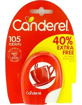 Canderel 40% Extra Free - Φυσικό Γλυκαντικό 105 Tabs