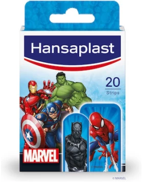 Hansaplast Αυτοκόλλητα Επιθέματα Marvel Avengers για Παιδιά 20τμχ