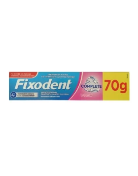 Fixodent Complete Original Στερεωτική Κρέμα Τεχνητής Οδοντοστοιχίας 70gr