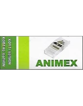 Animex Θήκη Χαπιών με Κόφτη σε Διάφανο χρώμα 3559