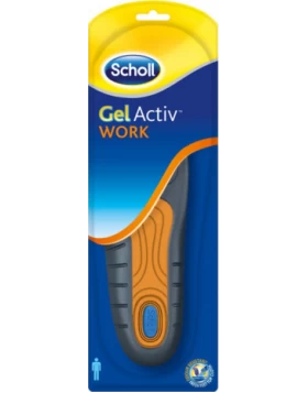 Scholl Ανατομικοί Πάτοι Ανδρικοί για Άνεση στα Σκληρά Εργαζόμενα Πόδια Gel Activ Work Μέγεθος( Νο40-