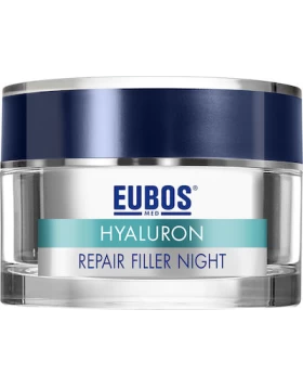 Eubos Hyaluron Repair Filler Κρέμα Προσώπου Νυκτός για Ενυδάτωση, Αντιγήρανση & Σύσφιξη με Υαλουρονι
