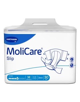 Hartmann Molicare Flash Slip Πάνες ακράτειας 6 Drops 30 Τμχ Medium (165232)