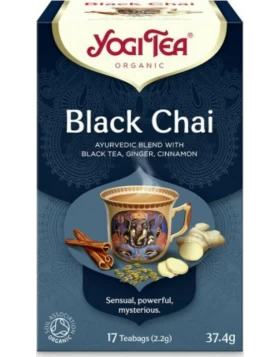 Yogi Tea Black Chai (17τμχ) - Μαύρο Τσάι, Κανέλα & Τζίντζερ