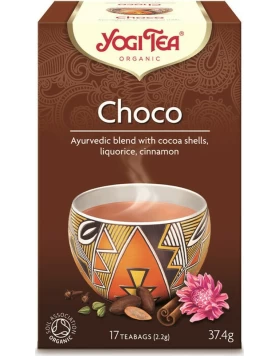 YOGI TEA Choco Βιολογικό Τσάι με Κακάο Ανακουφίζει από την Κούραση 17 Φακελάκια 30.6g