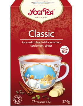 Yogi Tea Classic, Τσάι με κανέλα κάρδαμο τζίντζερ, Bio, 17 φακελάκια