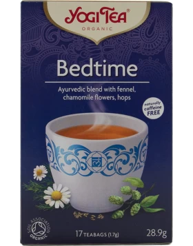 YOGI TEA Bed Time Βιολογικό Τσάι για Αϋπνία & Υπερένταση 17 Φακελάκια 30.6g