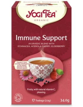 Yogi Organic Tea Immune Support Τσάι για την Ενίσχυση του Ανοσοποιητικού, 17 φακελάκια