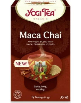 Yogi Tea Maca Chai (17τμχ) - Τσάι Μάκα, Κανέλα, Γαρύφαλλο