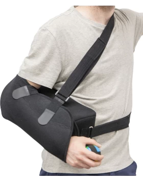 Vita Orthopaedics 03-2-013 Ρυθμιζόμενος Νάρθηκας Απαγωγικής Ακινητοποίησης Ώμου Αμφιδέξιος σε Μαύρο 