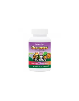 Natures Plus  Animal Parade Multivitamins  Πολυβιταμινούχο Συμπλήρωμα Διατροφής Για Παιδιά 60 ζελεδά