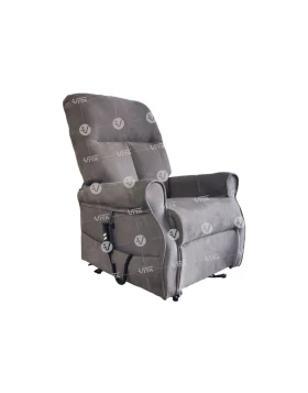 Πολυθρόνα Relax με Υποπόδιο Mf Grey 09-2-054