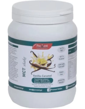 Prevent MCT Shake Vanilla-Caramel Ρόφημα για Αδυνάτισμα με Γεύση Βανίλια & Καραμέλα 440g