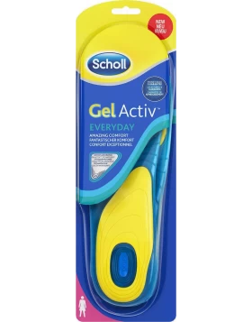 Scholl Gel Activ Everyday Ανατομικοί Πάτοι Παπουτσιών για Γυναίκες 2τμχ (One Size 35.5-40.5)