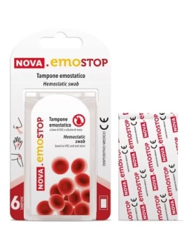 Nova Emostop Αιμοστατικό επίθεμα 6 τεμαχίων