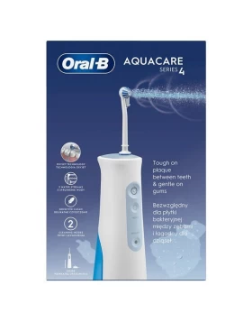 Oral-B Aquacare 4 Oxyjet Water Flosser Φορητό Σύστημα Καταιονισμού & Επαγγελματικός Εκτοξευτής Νερού