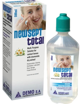  Demo New Sept Total Υγρό Φακών Επαφής 500ml