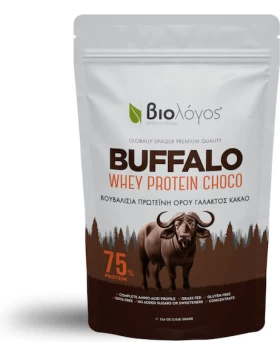 Βιολόγος Buffalo Whey Protein Choco Βουβαλίσια Πρωτεΐνη Ορού Γάλακτος με Κακάο, 500g