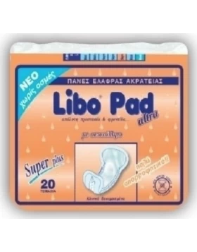 Libo Pad Ultra Super Plus Unisex Σερβιέτες Ακράτειας 20τμχ