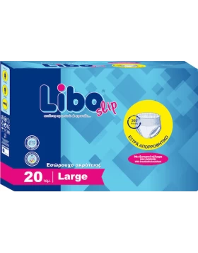 Libo Slip Πάνες Βρακάκι Ακράτειας Large 20τμχ