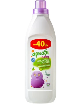 Αρκάδι Υποαλλεργικό Μαλακτικό Ρούχων με Άρωμα Εκχύλισμα Ελιάς 14 Μεζούρες
