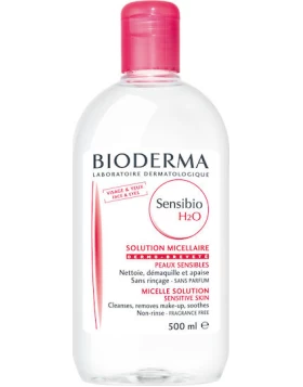 Bioderma Sensibio H2O Micellar Water Αφαίρεσης Μακιγιάζ Προσώπου & Ματιών 500ml