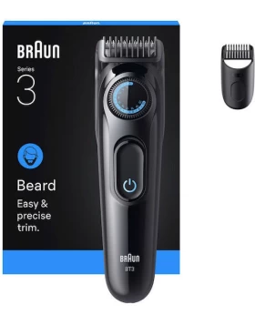 Επαναφορτιζόμενη Ξυριστική Μηχανή Braun Series 3 BT3500 με 20 ρυθμίσεις κοπής