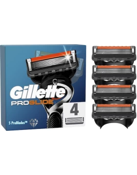 Gillette 5 Proglide Ανταλλακτικές Κεφαλές με 5 Λεπίδες & Λιπαντική Ταινία 4τμχ