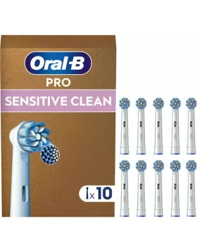 Oral-B Pro Sensitive Clean Ανταλλακτικές Κεφαλές για Ηλεκτρική Οδοντόβουρτσα 10τμχ