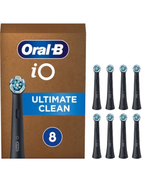 Oral-B iO Series Ultimate Clean Black, Ανταλλακτικές Στρογγυλές Κεφαλές για Ηλεκτρικές Οδοντόβουρτσε