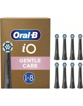 Oral-B iO Series Gentle Care Black Aνταλλακτικές Στρογγυλές Κεφαλές για Ηλεκτρικές Οδοντόβουρτσες Or