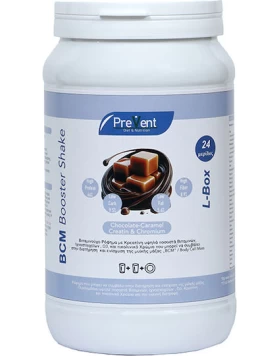 PreVent BCM Booster Shake Chocolate Caramel Creatin & Chromium Πρωτεϊνούχο Ρόφημα με Κρεατίνη 552g