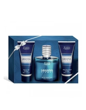Creation Lamis Set Savannna Nights For Him EDT 100ml & Shower Gel 50ml & After Shave Balm 50ml