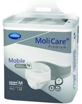 Hartmann Molicare Premium Mobile Πάνες Βρακάκι Ακράτειας 10 Drops Medium 14τμχ