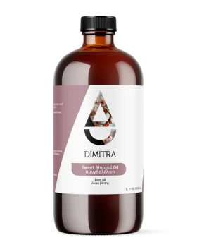 Dimitra Balsam Αμυγδαλέλαιο 100% Φυτικό Προϊόν για Πρόσωπο, Σώμα & Μαλλιά 1 LT