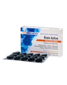 Viogenesis Brain Active Συμπλήρωμα για την Μνήμη & τη Συγκέντρωση 30 ταμπλέτες