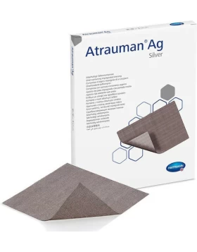 Hartmann Atrauman Ag επίθεμα με αλοιφή και προσθήκη αργύρου 10x10cm 10 τεμάχια(499573)