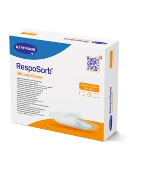 Hartmann Resposorb Silicone Border Aυτοκόλλητα απορροφητικά επιθέματα με επιφάνεια σιλικόνης 12.5x12