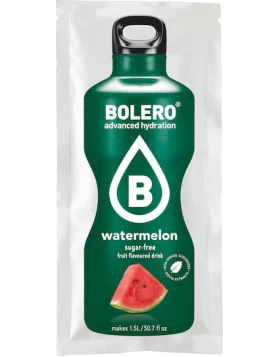 Bolero Χυμός σε Σκόνη Για 1.5L  Νερό Καρπούζι Χωρίς Ζάχαρη 9gr
