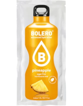 Bolero Χυμός σε Σκόνη Για 1.5L  Νερό Ανανά Χωρίς Ζάχαρη 9gr