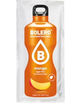 Bolero Χυμός σε Σκόνη Για 1.5L Νερό Μάνγκο (Mango) Χωρίς Ζάχαρη 9gr
