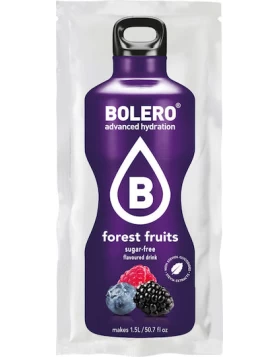 Bolero Χυμός σε Σκόνη Για 1.5L  Νερό Φρούτα του Δάσους Χωρίς Ζάχαρη 9gr