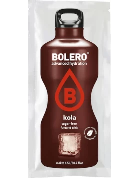 Bolero Χυμός σε Σκόνη Για 1.5L Νερό Κola Χωρίς Ζάχαρη 9gr