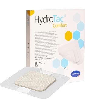 Hartmann HydroTac  Comfort Αφρώδες Επίθεμα με Επίστρωση Υδρογέλης & Αυτοκόλλητη Στερέωση. 15x15cm. 3
