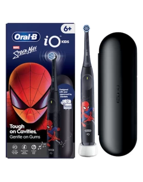 Oral-B io Kids Spiderman Παιδική Ηλεκτρική Οδοντόβουρτσα με Χρονόμετρο για 6+ Χρονών με Ανταλλακτικά