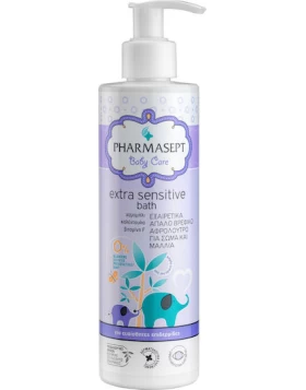 Pharmasept Baby Care Extra Sensitive Bath Εξαιρετικά Απαλό Βρεφικό Αφρόλουτρο για Σώμα και Μαλλιά 25