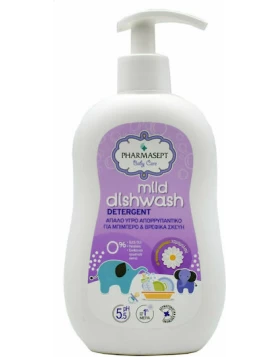 Pharmasept Baby Care Mild Dishwash Detergent 400ml - Απαλό Υγρό Απορρυπαντικό Για Μπιμπερό & Βρεφικά