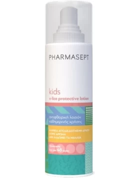 Pharmasept Kids X-Lice Protective Lotion Προληπτική Αντιφθειρική Λοσιόν Καθημερινής Χρήσης Χωρίς Άρω