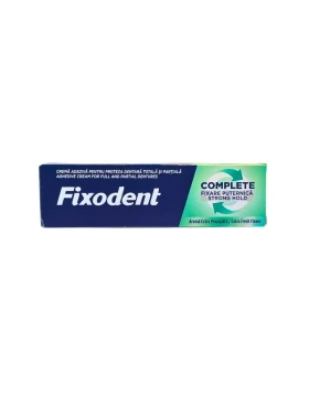 Fixodent Complete EXTRA Fresh Στερεωτική Κρέμα Τεχνητής Οδοντοστοιχίας 47gr ΠΡΑΣΙΝΗ